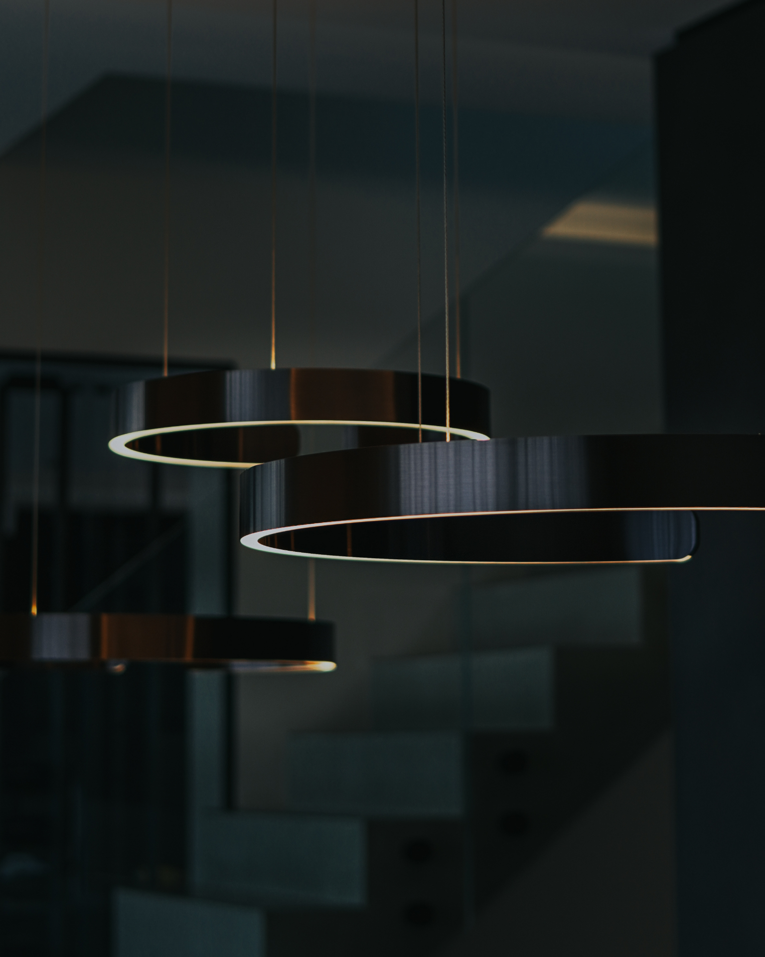 LED-Ringleuchten Stiegenhaus